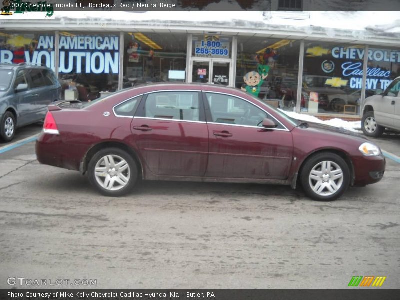 Bordeaux Red / Neutral Beige 2007 Chevrolet Impala LT