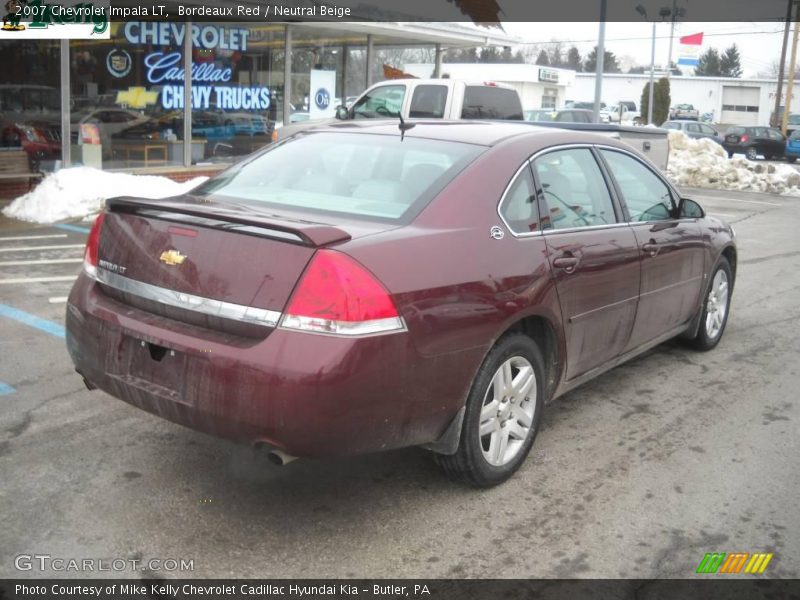 Bordeaux Red / Neutral Beige 2007 Chevrolet Impala LT