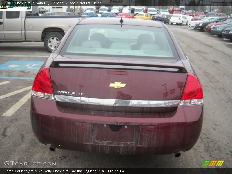 Bordeaux Red / Neutral Beige 2007 Chevrolet Impala LT