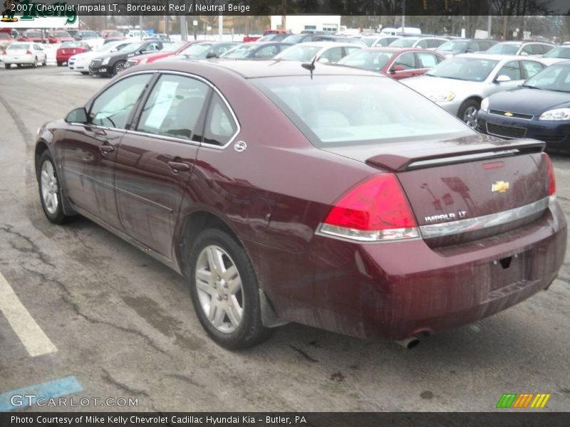 Bordeaux Red / Neutral Beige 2007 Chevrolet Impala LT