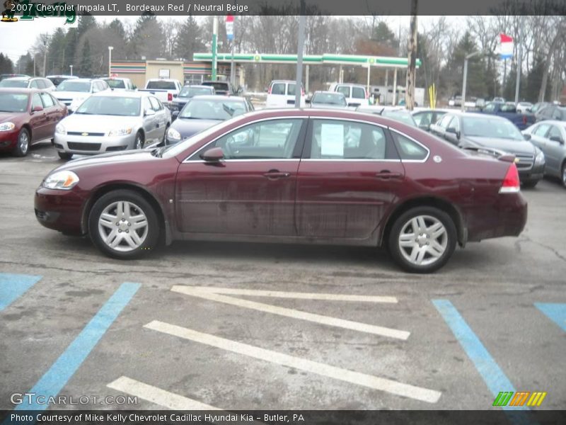 Bordeaux Red / Neutral Beige 2007 Chevrolet Impala LT