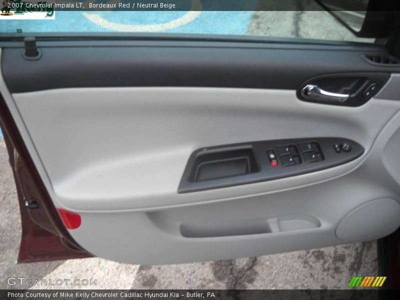 Bordeaux Red / Neutral Beige 2007 Chevrolet Impala LT