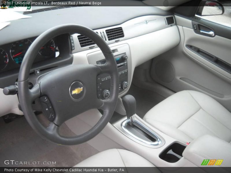 Bordeaux Red / Neutral Beige 2007 Chevrolet Impala LT