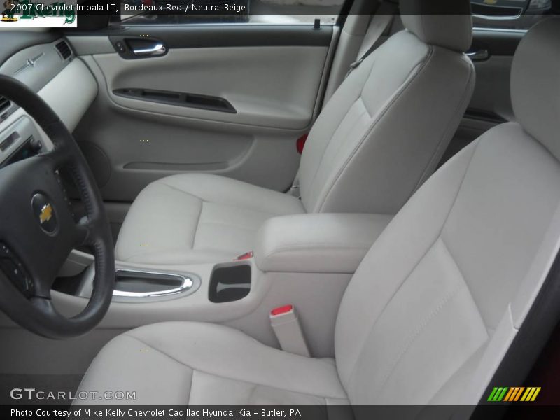 Bordeaux Red / Neutral Beige 2007 Chevrolet Impala LT