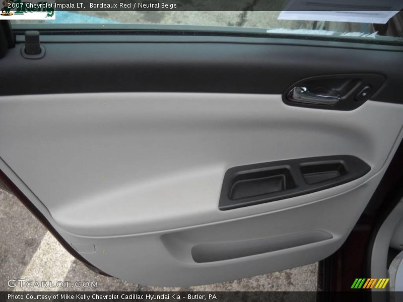 Bordeaux Red / Neutral Beige 2007 Chevrolet Impala LT