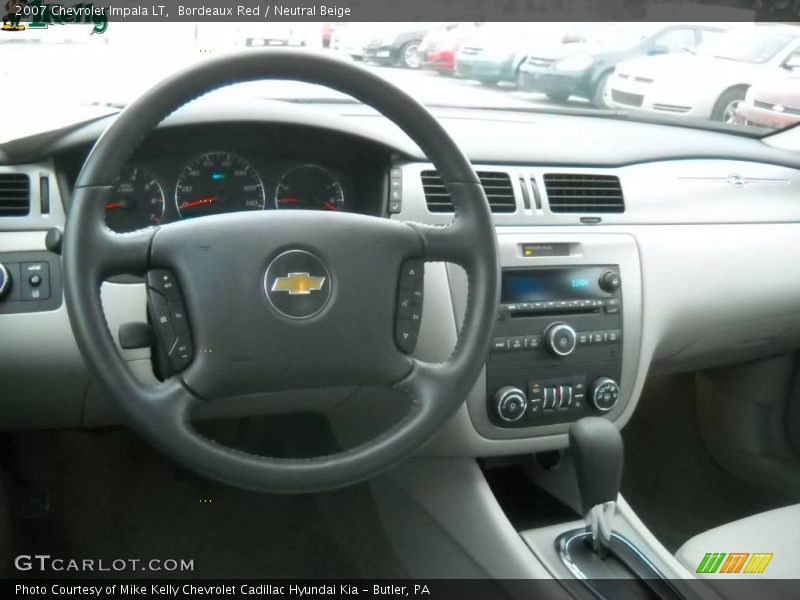 Bordeaux Red / Neutral Beige 2007 Chevrolet Impala LT