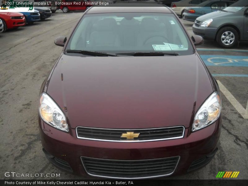Bordeaux Red / Neutral Beige 2007 Chevrolet Impala LT