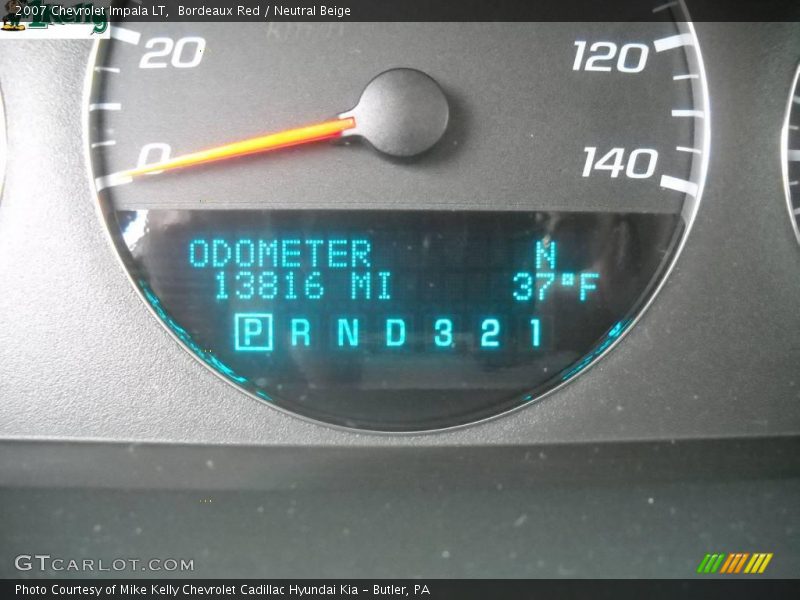 Bordeaux Red / Neutral Beige 2007 Chevrolet Impala LT