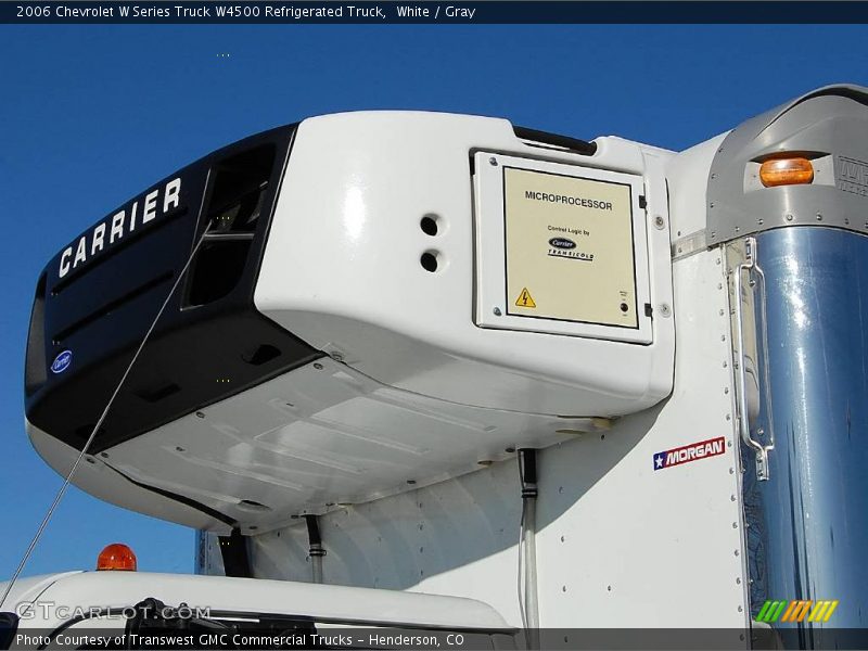White / Gray 2006 Chevrolet W Series Truck W4500 Refrigerated Truck