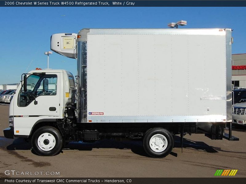 White / Gray 2006 Chevrolet W Series Truck W4500 Refrigerated Truck