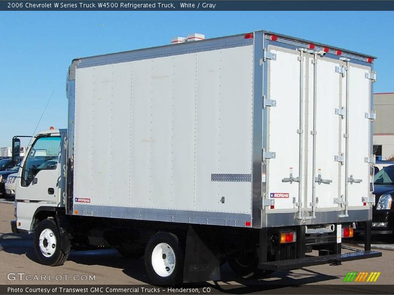 White / Gray 2006 Chevrolet W Series Truck W4500 Refrigerated Truck
