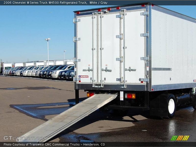White / Gray 2006 Chevrolet W Series Truck W4500 Refrigerated Truck