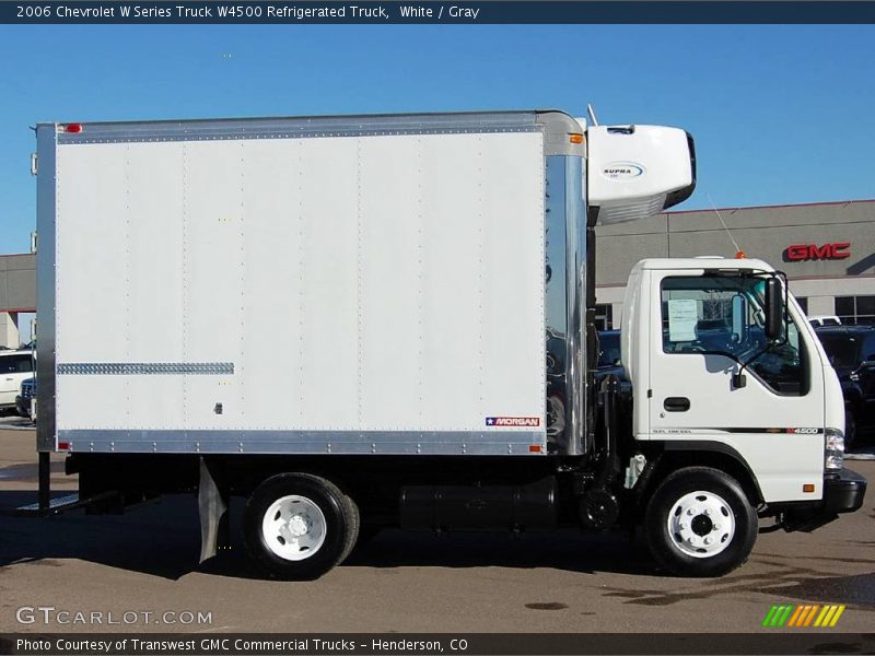 White / Gray 2006 Chevrolet W Series Truck W4500 Refrigerated Truck
