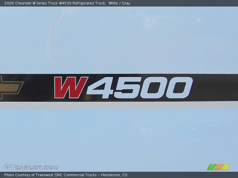 White / Gray 2006 Chevrolet W Series Truck W4500 Refrigerated Truck