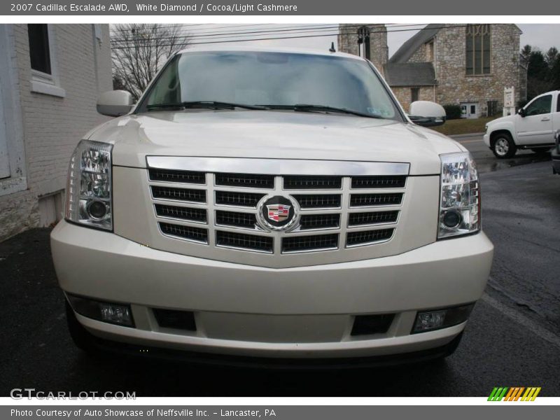 White Diamond / Cocoa/Light Cashmere 2007 Cadillac Escalade AWD