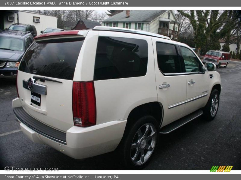White Diamond / Cocoa/Light Cashmere 2007 Cadillac Escalade AWD
