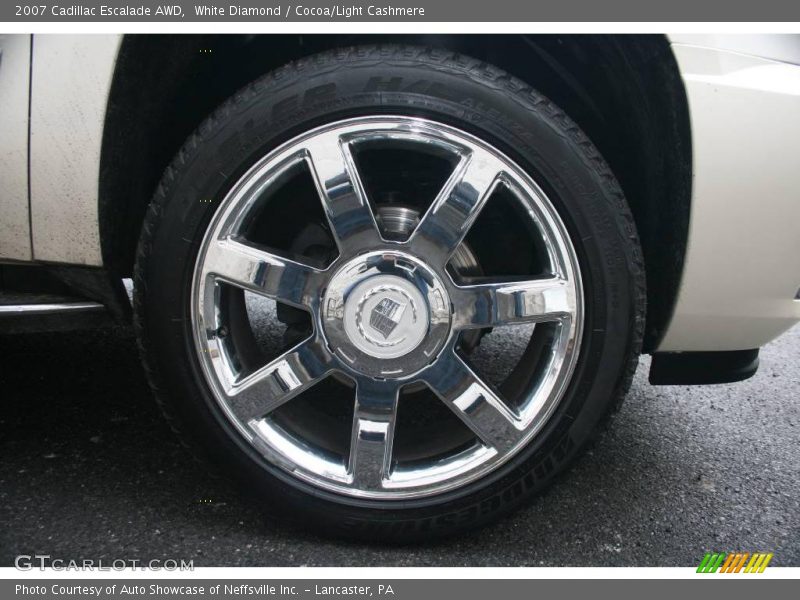 White Diamond / Cocoa/Light Cashmere 2007 Cadillac Escalade AWD