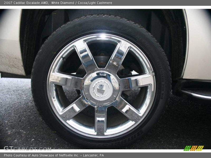 White Diamond / Cocoa/Light Cashmere 2007 Cadillac Escalade AWD