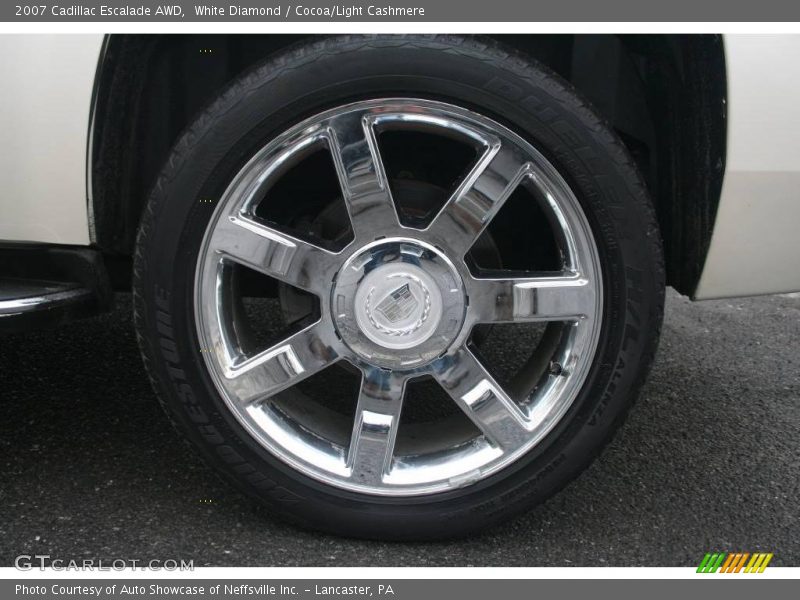 White Diamond / Cocoa/Light Cashmere 2007 Cadillac Escalade AWD