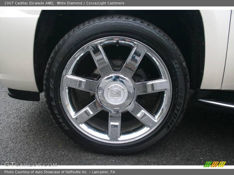 White Diamond / Cocoa/Light Cashmere 2007 Cadillac Escalade AWD