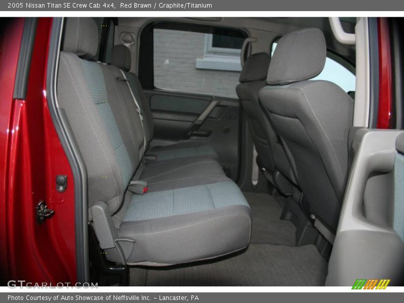 Red Brawn / Graphite/Titanium 2005 Nissan Titan SE Crew Cab 4x4