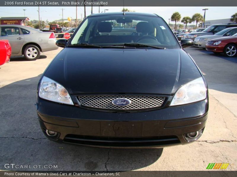 Pitch Black / Charcoal/Red 2006 Ford Focus ZX4 ST Sedan