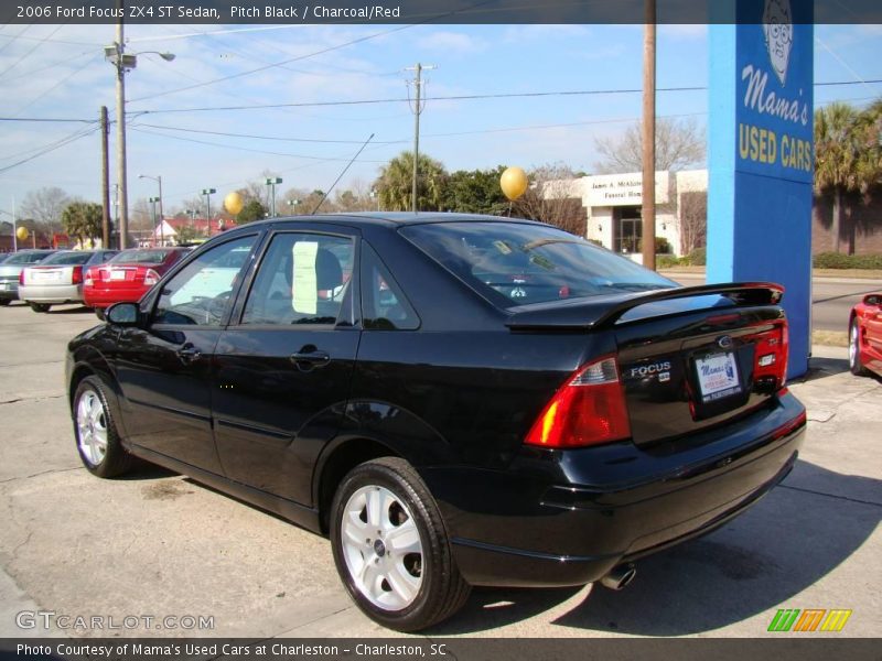 Pitch Black / Charcoal/Red 2006 Ford Focus ZX4 ST Sedan