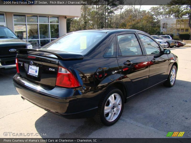 Pitch Black / Charcoal/Red 2006 Ford Focus ZX4 ST Sedan