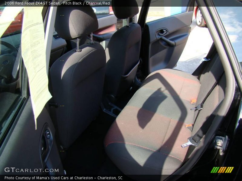 Pitch Black / Charcoal/Red 2006 Ford Focus ZX4 ST Sedan