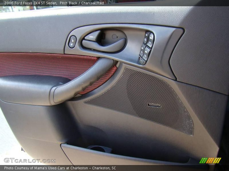 Pitch Black / Charcoal/Red 2006 Ford Focus ZX4 ST Sedan