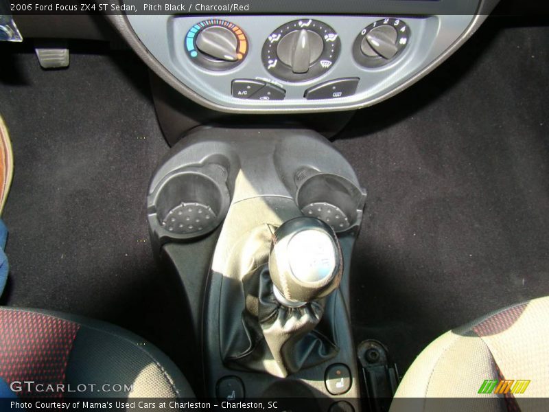 Pitch Black / Charcoal/Red 2006 Ford Focus ZX4 ST Sedan