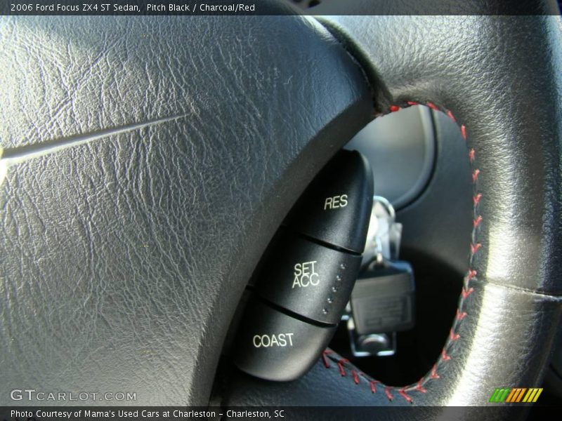 Pitch Black / Charcoal/Red 2006 Ford Focus ZX4 ST Sedan
