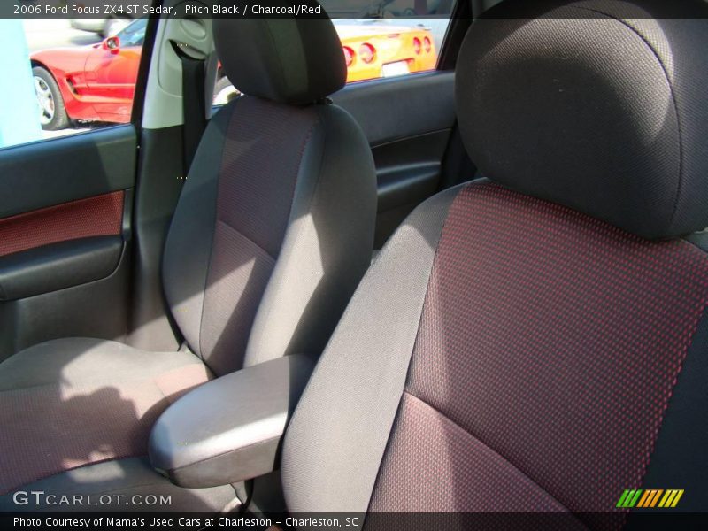 Pitch Black / Charcoal/Red 2006 Ford Focus ZX4 ST Sedan