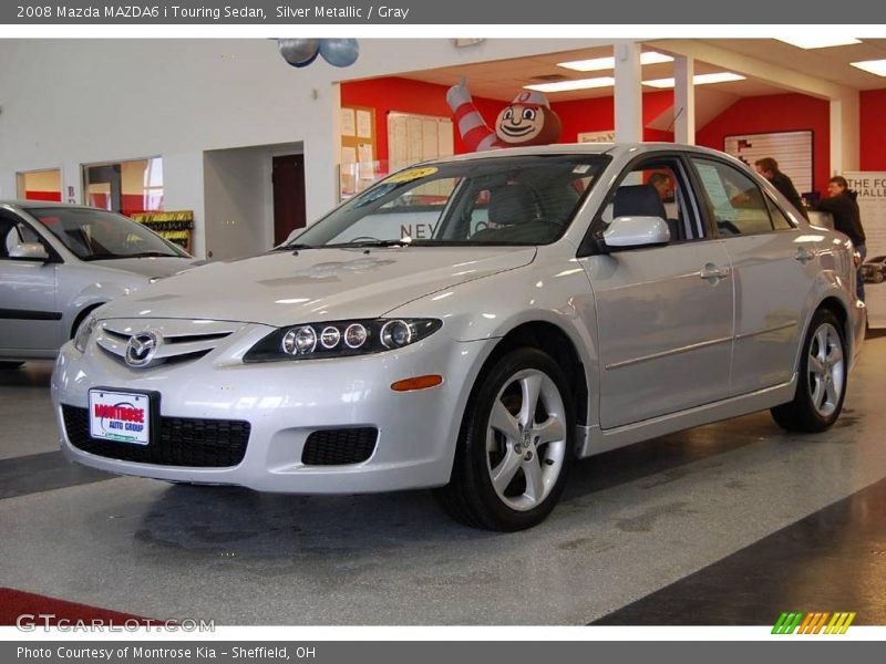 Silver Metallic / Gray 2008 Mazda MAZDA6 i Touring Sedan