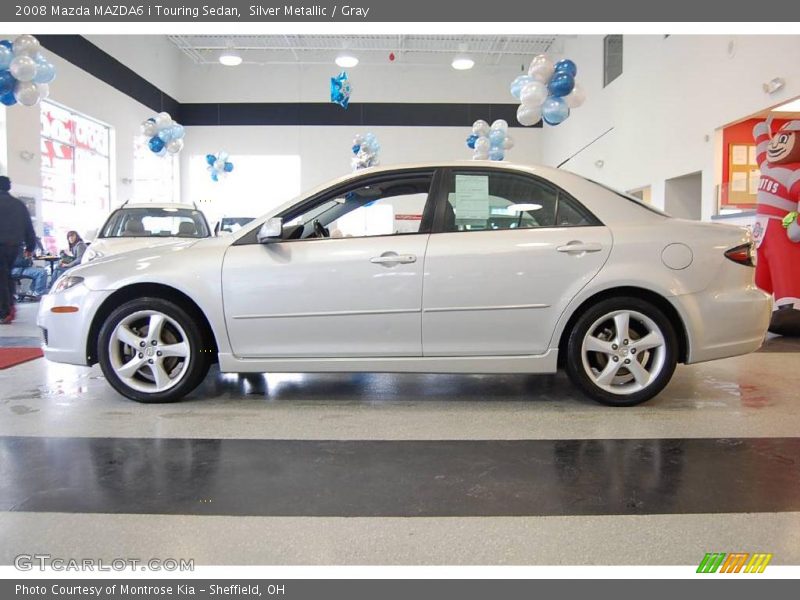 Silver Metallic / Gray 2008 Mazda MAZDA6 i Touring Sedan