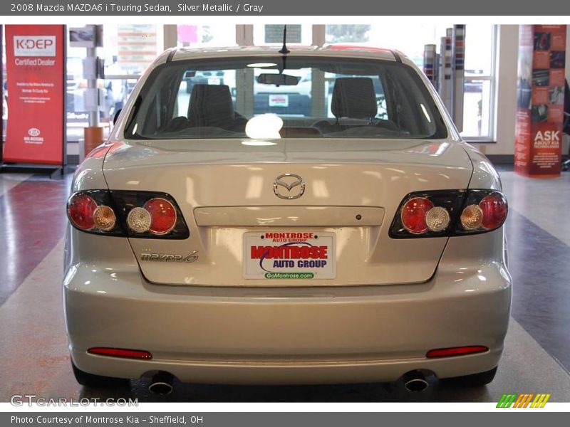 Silver Metallic / Gray 2008 Mazda MAZDA6 i Touring Sedan