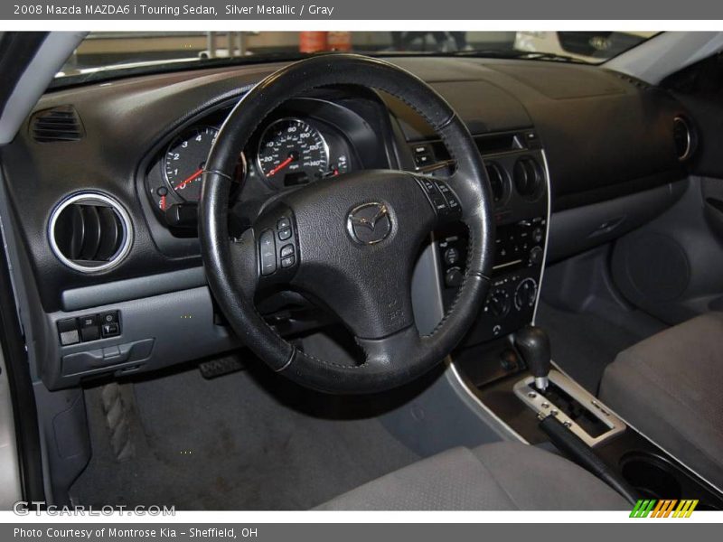 Silver Metallic / Gray 2008 Mazda MAZDA6 i Touring Sedan