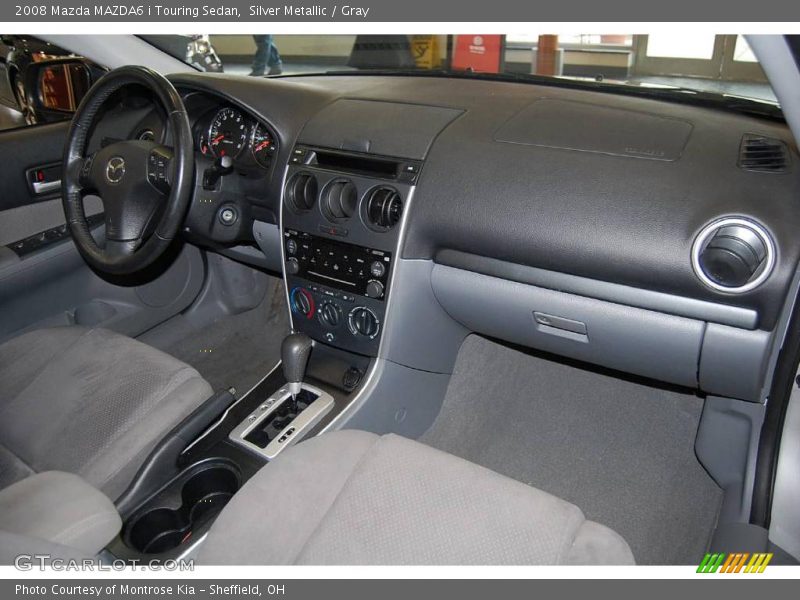 Silver Metallic / Gray 2008 Mazda MAZDA6 i Touring Sedan