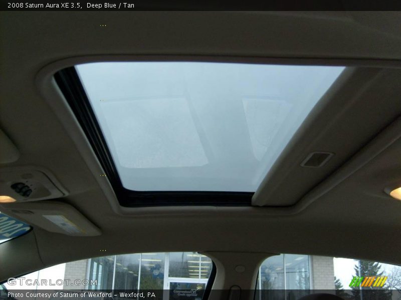 Deep Blue / Tan 2008 Saturn Aura XE 3.5