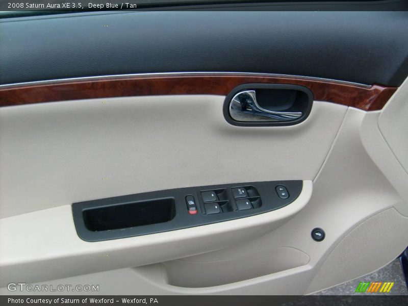 Deep Blue / Tan 2008 Saturn Aura XE 3.5