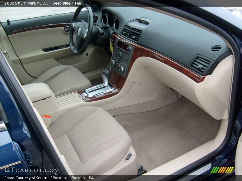 Deep Blue / Tan 2008 Saturn Aura XE 3.5