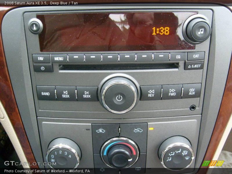 Deep Blue / Tan 2008 Saturn Aura XE 3.5