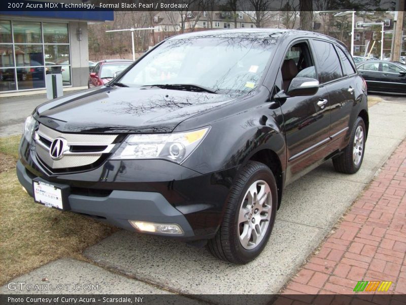 Formal Black Pearl / Bordeaux 2007 Acura MDX Technology