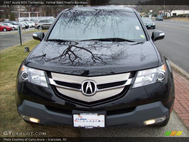 Formal Black Pearl / Bordeaux 2007 Acura MDX Technology