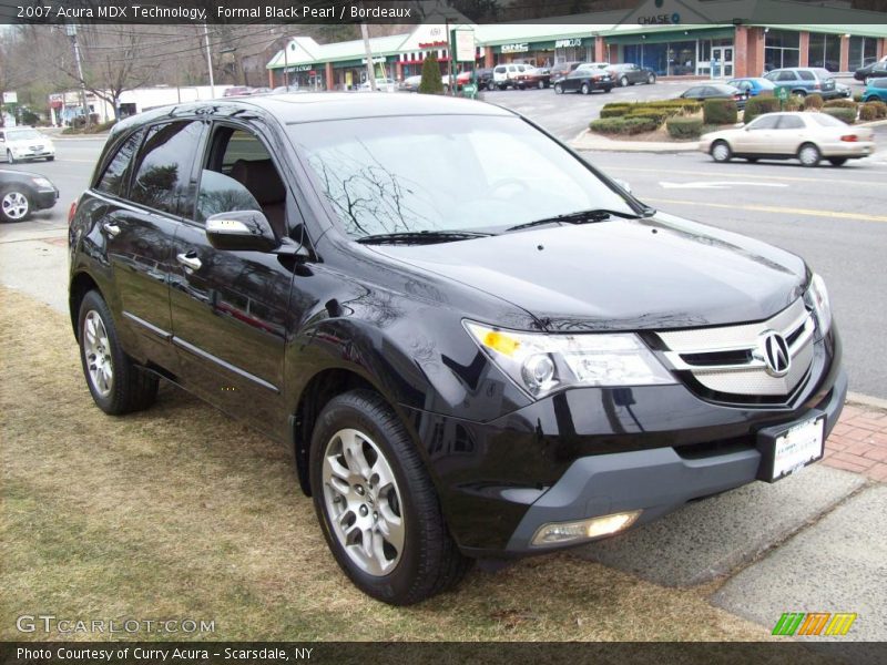 Formal Black Pearl / Bordeaux 2007 Acura MDX Technology