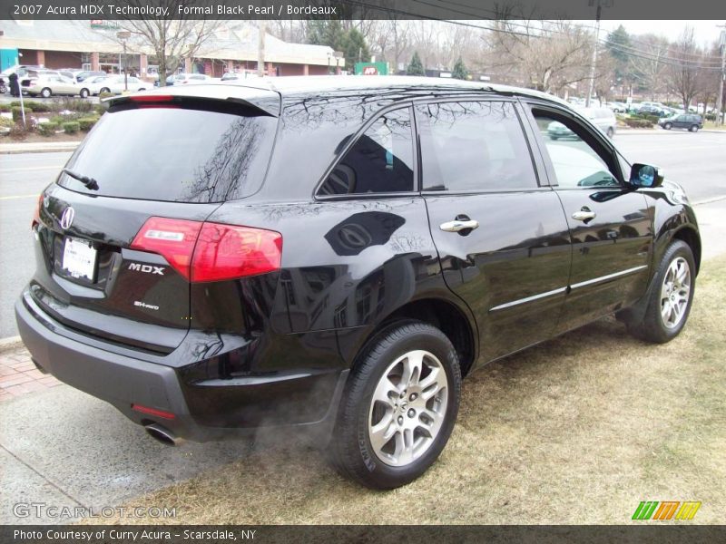 Formal Black Pearl / Bordeaux 2007 Acura MDX Technology