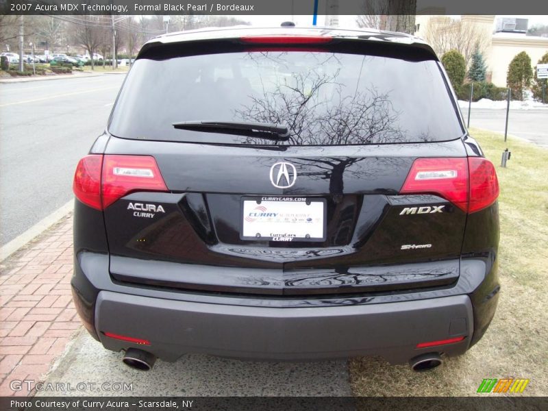 Formal Black Pearl / Bordeaux 2007 Acura MDX Technology