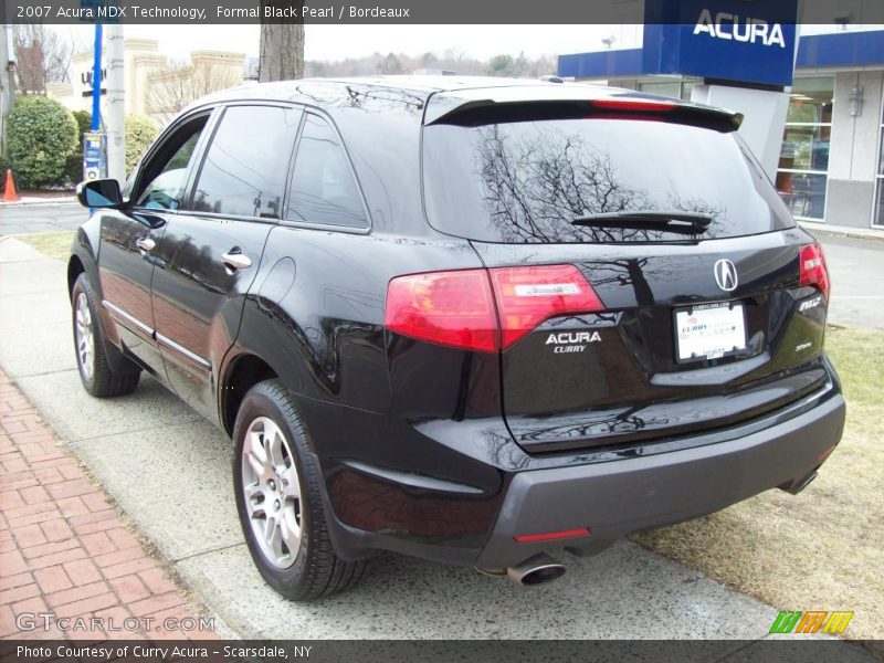 Formal Black Pearl / Bordeaux 2007 Acura MDX Technology