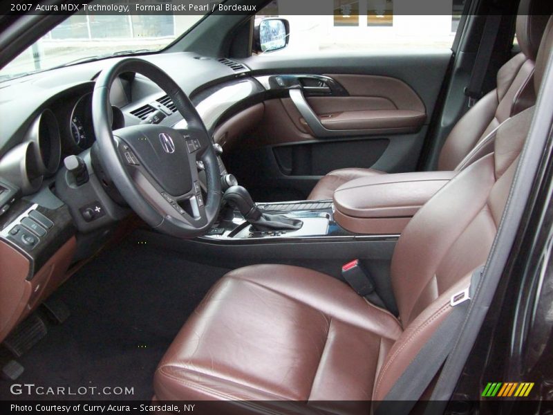 Formal Black Pearl / Bordeaux 2007 Acura MDX Technology