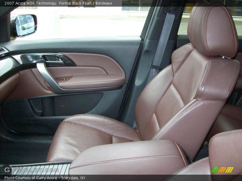 Formal Black Pearl / Bordeaux 2007 Acura MDX Technology